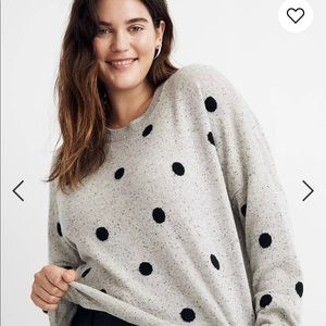 Madewell Donegal Dot Cashmere Sweater